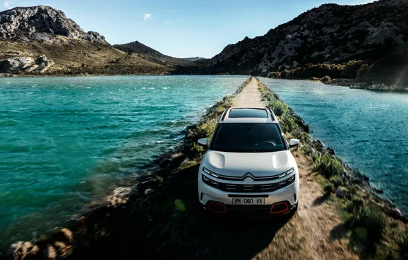 Озеро, вид спереди, 2018, кроссовер, Aircross, Citroen C5