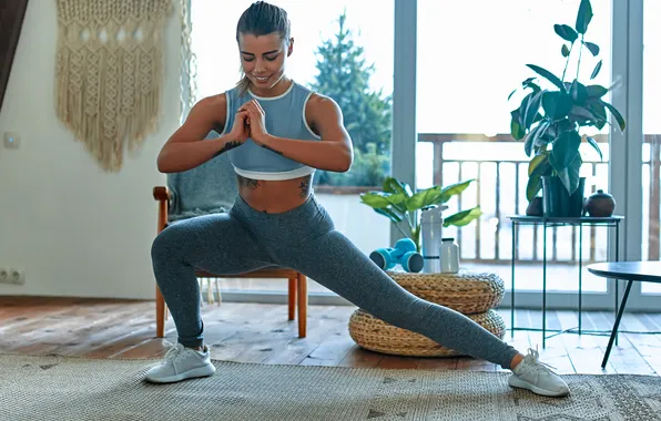 Gym, leggings, buttock, woman fitness, activewear, woman exercises, woman streching, woman workout