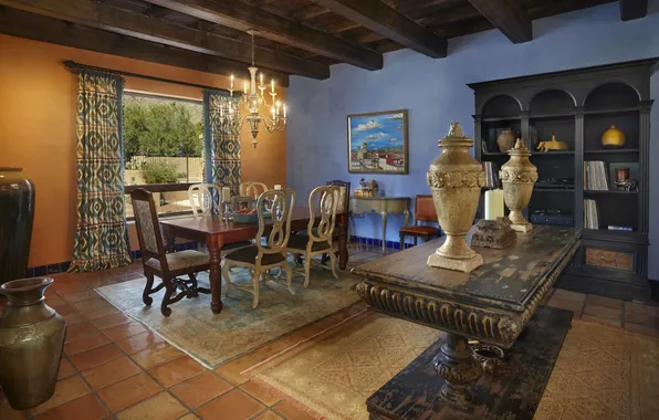 Дизайн, комната, вилла, интерьер, Dining Room Interior, by DeWitt Designs, столовая в Викторианском стиле