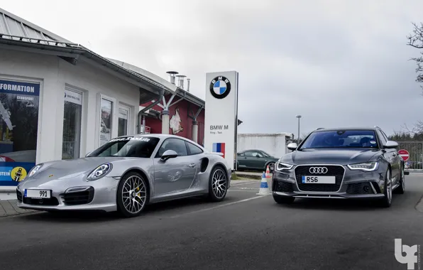 Audi, 911, Porsche, RS6, 991 Turbo S