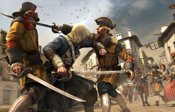 Картинка пират, ассасин, Эдвард Кенуэй, Assassin’s Creed IV: Black Flag