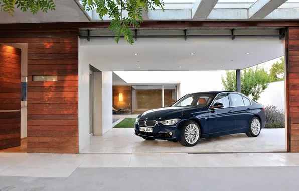 Картинка дом, бмв, интерьер, гараж, BMW, 3Series, F30, трешка