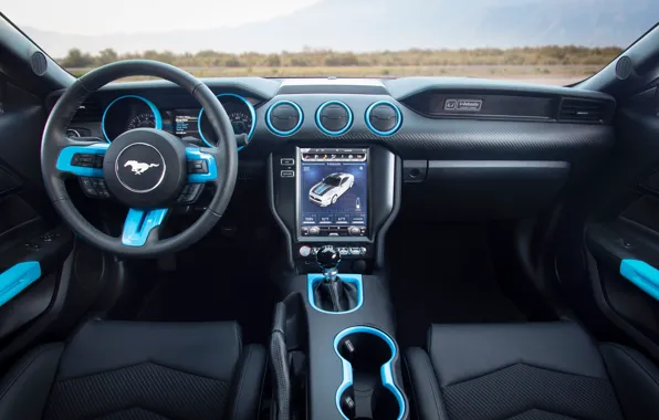 Concept, Mustang, Ford, салон, Lithium, 2019, SEMA 2019