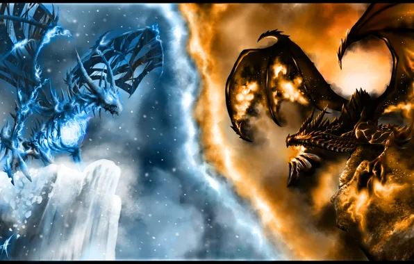 Дракон, противостояние, wow, world of warcraft, смертокрыл, deathwing, sindragosa