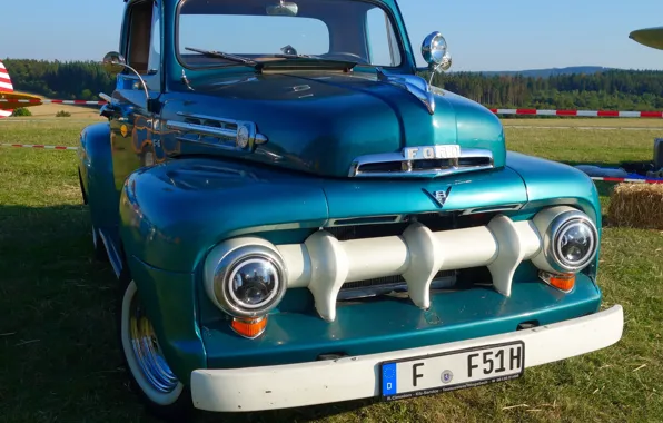 Oldtimer, Ford V8 1951, Abholen