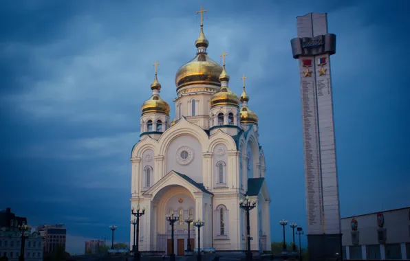 Церковь, Хабаровск, WVTM photo, Площадь Славы