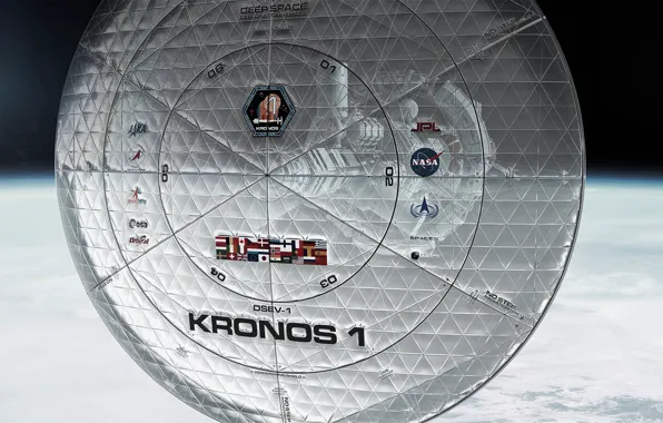 Космос, информация, планета, аппарат, Kronos 1 - WIP 3