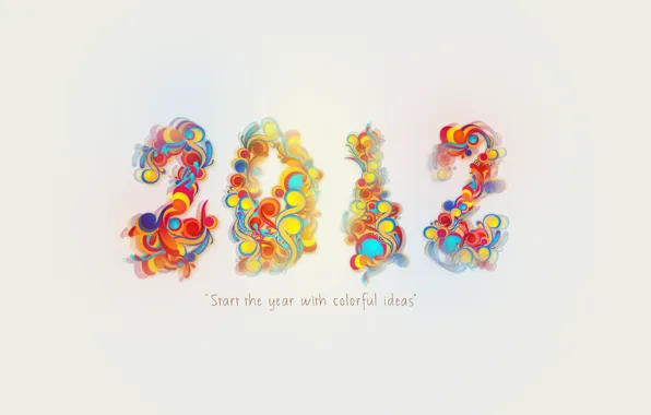Картинка праздник, новый год, 2012