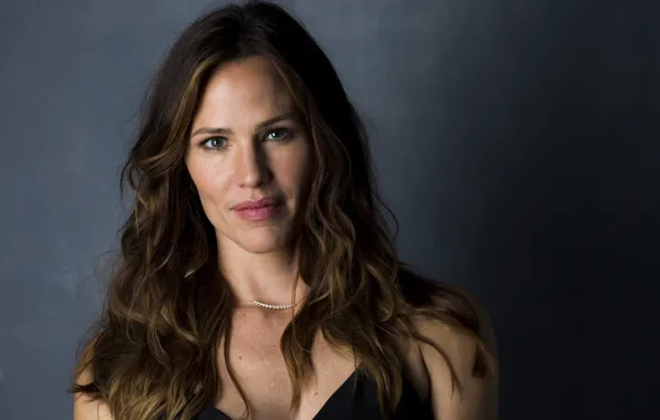 Фон, портрет, актриса, брюнетка, прическа, фотосессия, Дженнифер Гарнер, Jennifer Garner