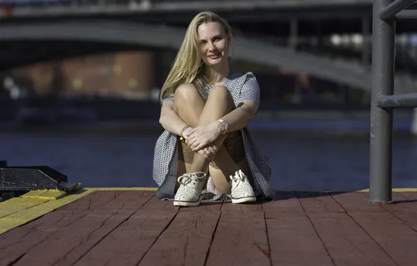 Woman, model, person