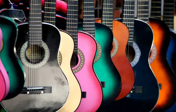 Фон, цвет, гитары