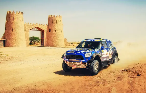 Песок, Mini, Пыль, Спорт, Скорость, Гонка, Башни, Rally