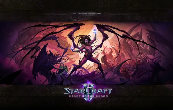 Sarah Kerrigan, Сара Керриган, Королева Клинков, StarCraft 2 Heart of the swarm