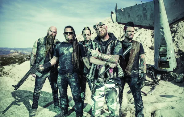 Music, metal, Five Finger Death Punch, alternative, Chris Kael, Jeremy Spencer, Jason Hook, Ivan Moody