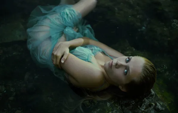 Взгляд, ножки, губки, в воде, Greta Larosa
