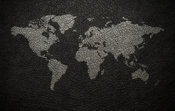 Земля, кожа, карта мира, континент