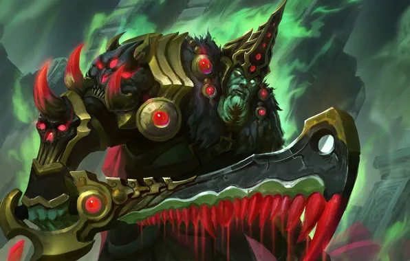 Меч, арт, Dota 2, Ostarion, Wraith King