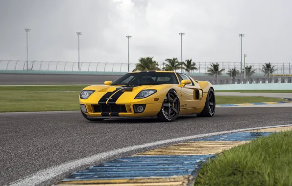Ford GT, yellow, HRE, RS105