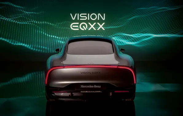 Картинка купе, Mercedes-Benz, вид сзади, 2022, Vision EQXX Concept