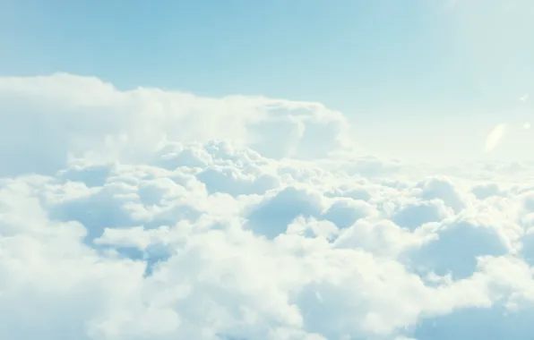 Картинка небо, солнце, облака