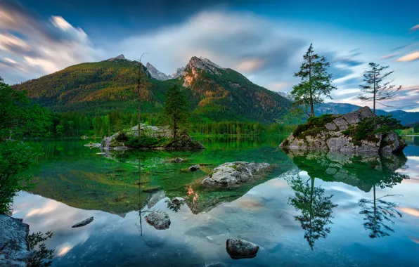 Картинка горы, природа, озеро