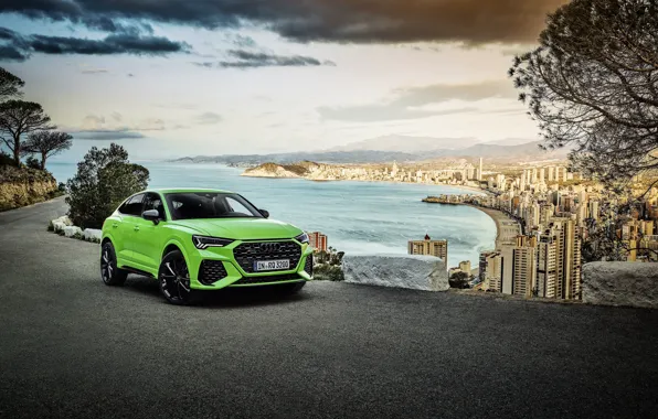 Город, Audi, бухта, кроссовер, Sportback, 2020, RS Q3