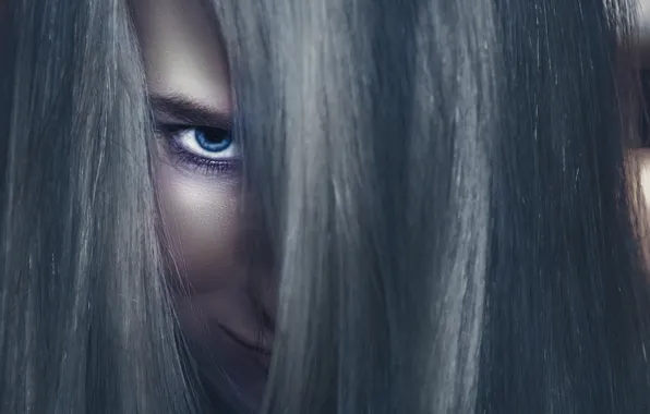 Взгляд, девушка, портрет