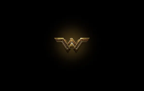 Картинка cinema, red, golden, logo, Wonder Woman, black, yellow, movie
