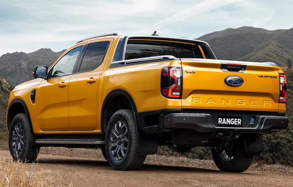 Картинка Ford, пикап, экстерьер, Ranger, Double Cab, Wildtrak, 2022