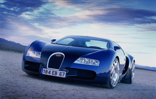 Машина, Bugatti, автомобиль, Veyron EB