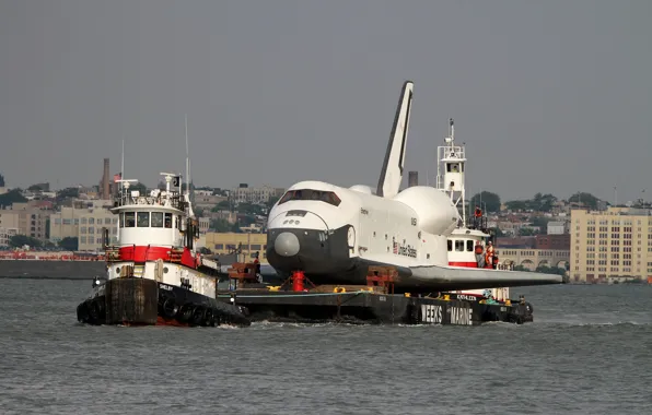 Буксир, буксировка, Space Shuttle Enterprise