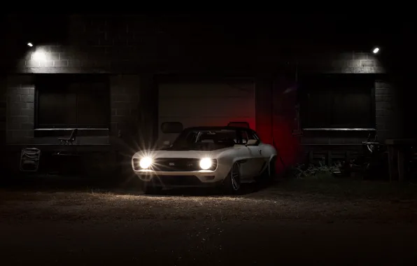 Chevrolet, 1969, Lights, White, Chevrolet Camaro, SEMA, Garage, Ringbrothers