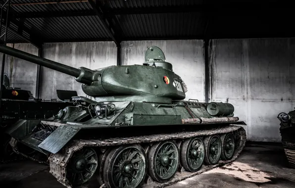 Картинка войны, танк, Т-34, средний, периода, Отечественной, Великой