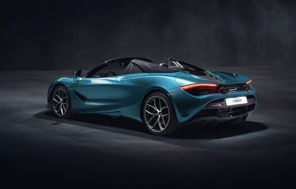 McLaren, вид сзади, Spider, 720S, 2019