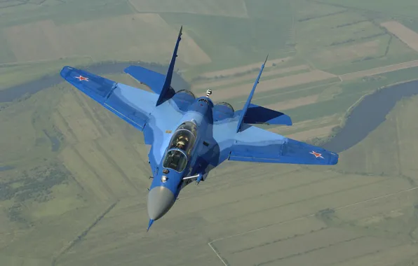 Картинка полёт, МиГ-29, многоцелевой истребитель четвёртого поколения, ВКС России