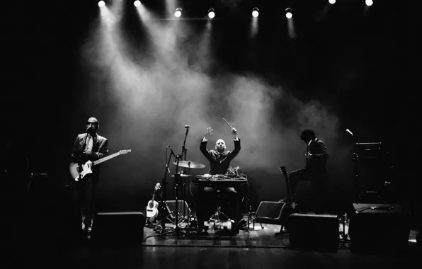 Lights, stage, musicians