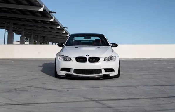 Картинка bmw, white, carbon, e92, m3