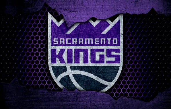Wallpaper, sport, logo, basketball, NBA, Sacramento Kings