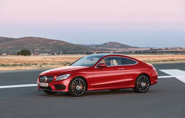 Mercedes-Benz, мерседес, AMG, Coupe, C-class, 4MATIC, 2015, C205