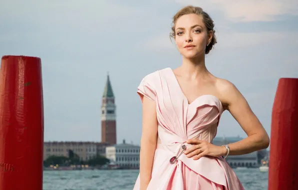 Платье, актриса, блондинка, Amanda Seyfried, Аманда Сайфред