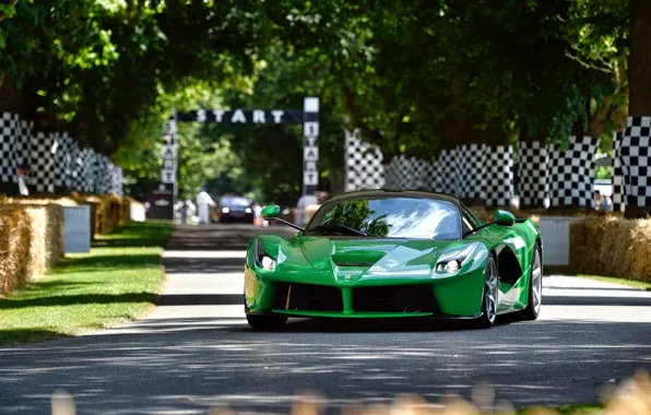 Картинка green, Ferrari, V12, F70, LaFerrari, Goodwood Festival of Speed