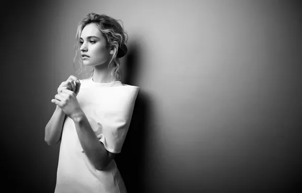 Картинка фотосессия, Glamour, Лили Джеймс, Lily James