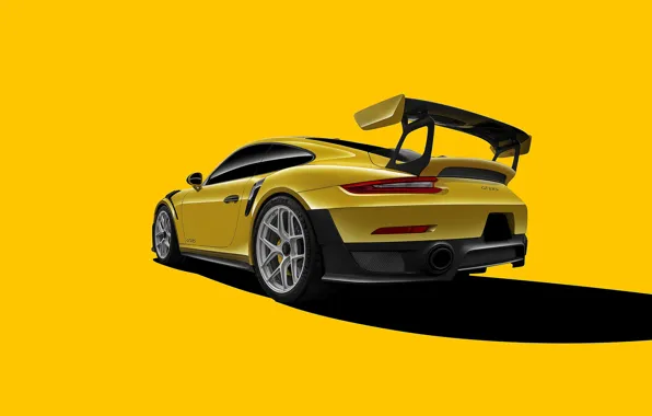 Картинка 911, Porsche, GT2, Yellow, VAG