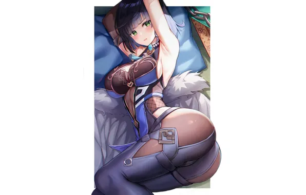 Girl, hot, sexy, ass, anime, pretty, butt, big boobs