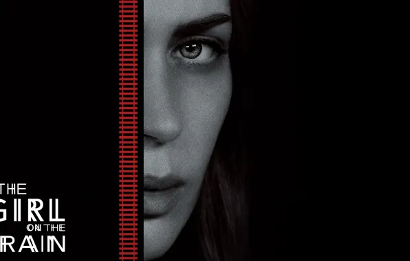 Картинка black, eyes, Emily Blunt, background, movie, face, film, actress