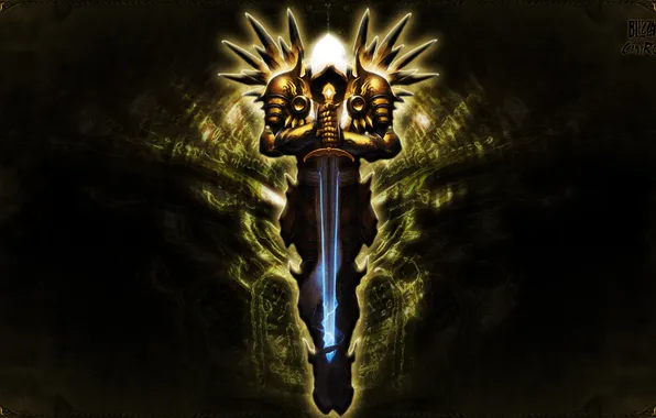 Картинка игры, меч, воин, Diablo3