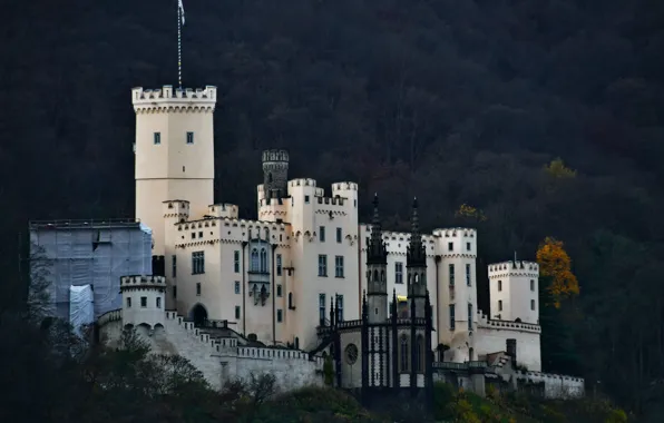 Rheinland-Pfalz, Rheinland, Schloss Stolzenfels. Koblenz, Deutschland Europa
