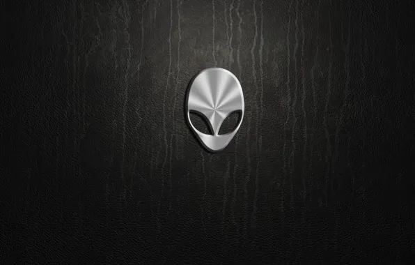 Картинка silver, logo, alienware
