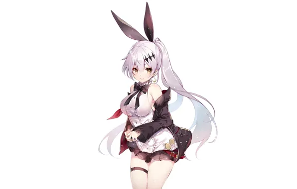 Girl, sexy, blouse, long hair, boobs, anime, beautiful, pretty