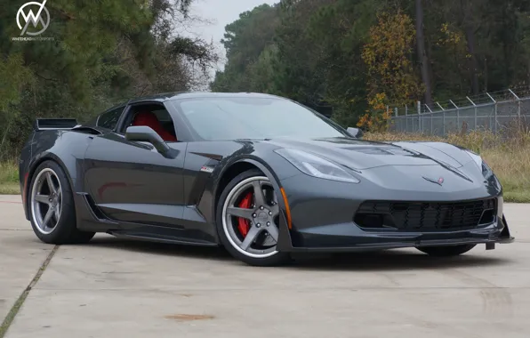 Картинка Z06, Corvette, Chevrolet, Forgeline, CF3C Con